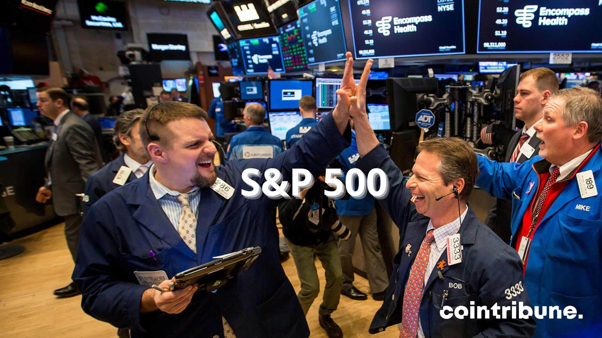 S&P 500 finance bourse