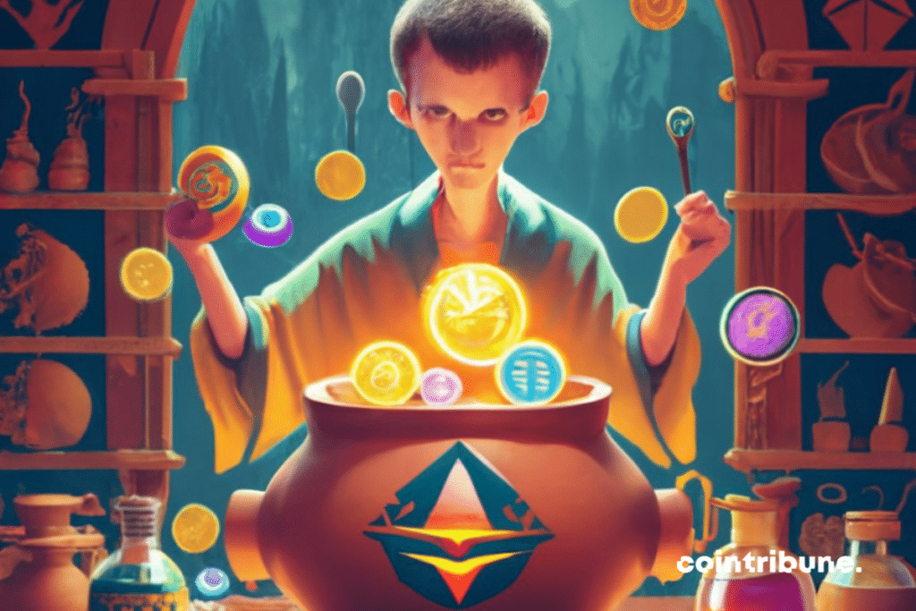 Vitalik Buterin en mode druide