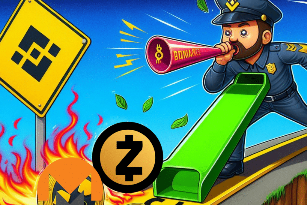 Binance brule ZCash et Monero