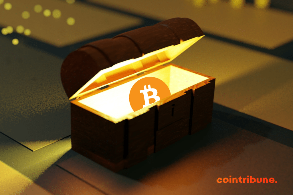 bitcoin dans un coffre