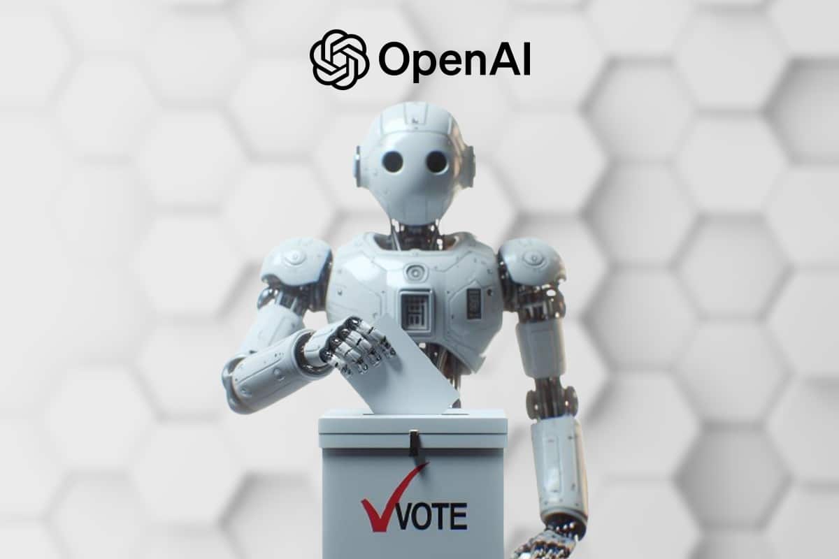 IA : un robot qui vote, avec le logod e OpenAI