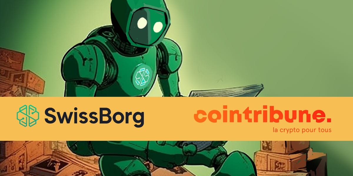 cointribune annonce son partenariat avec l'entreprise crypto swissborg pour son programme de read to learn