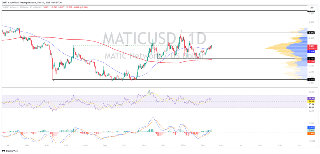 MATIC/USD Daily Chart