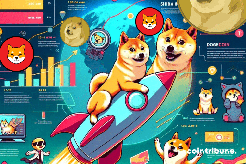 Les memecoins, des projets crypto inspirés par des blagues ou des phénomènes viraux