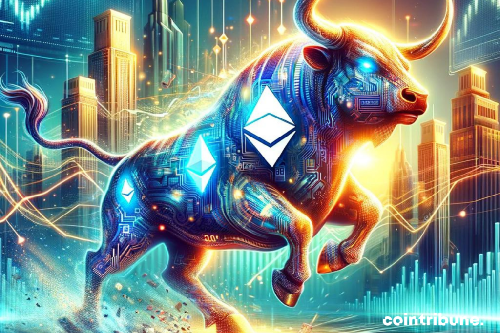 Logo de la blockchain Ethereum