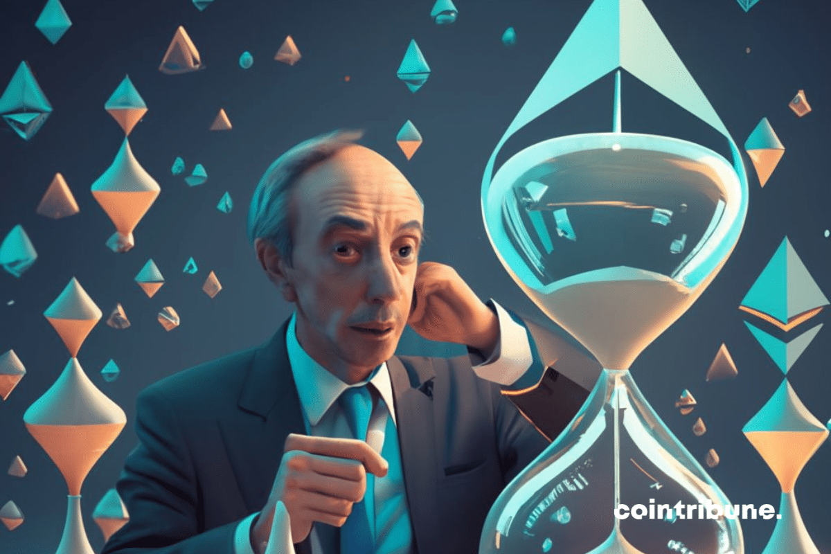 Grand sablier Ethereum de Gary Gensler