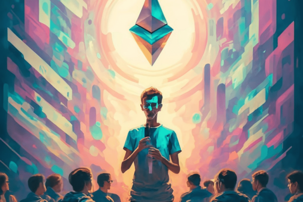 Vitalik Buterin parle devant les developpeurs Ethereum