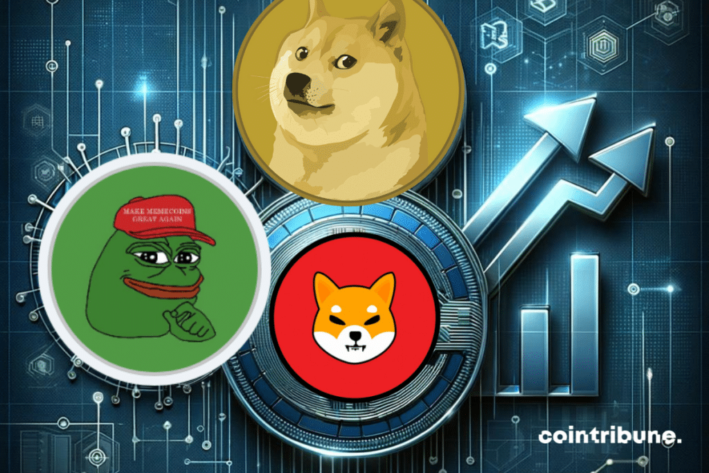 Les memecoins, des cryptos nées de l'ingéniosité des développeurs et inspirées par des tendances populaires sur internet