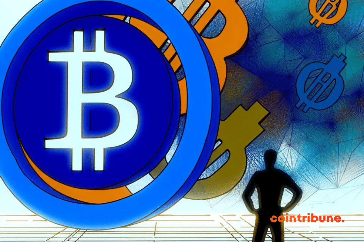 Logo de la blockchain Bitcoin