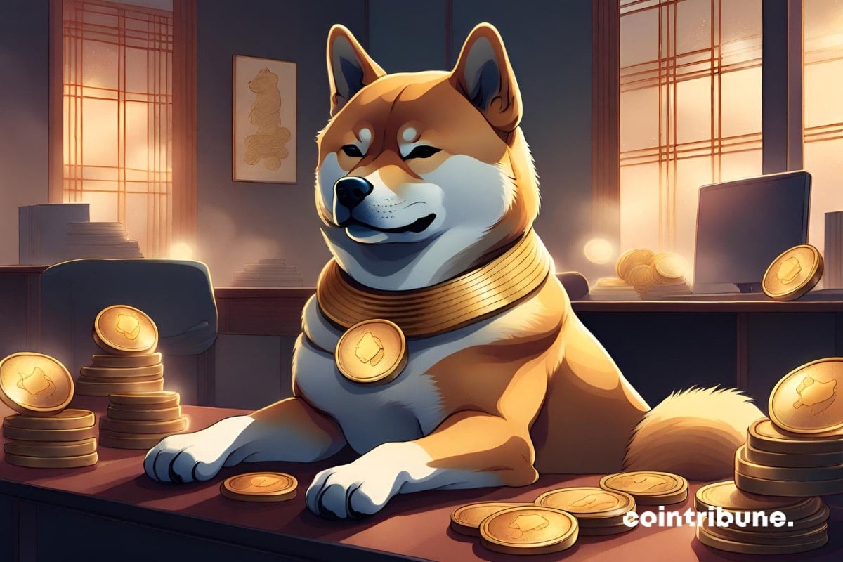 Crypto Shiba Inu Dogecoin