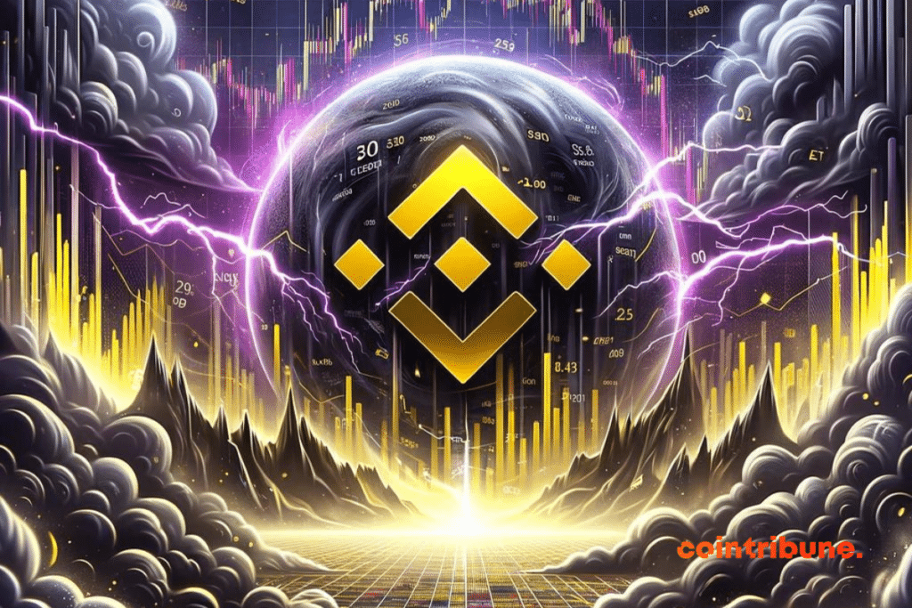 Logo de Binance, l'exchange crypto qui fait face à une grande crise