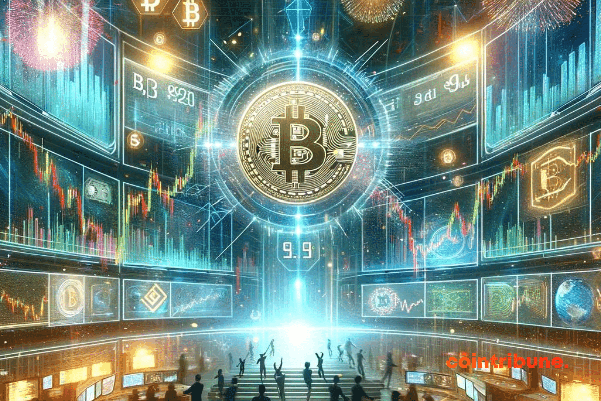 Une pièce du bitcoin, la crypto phare