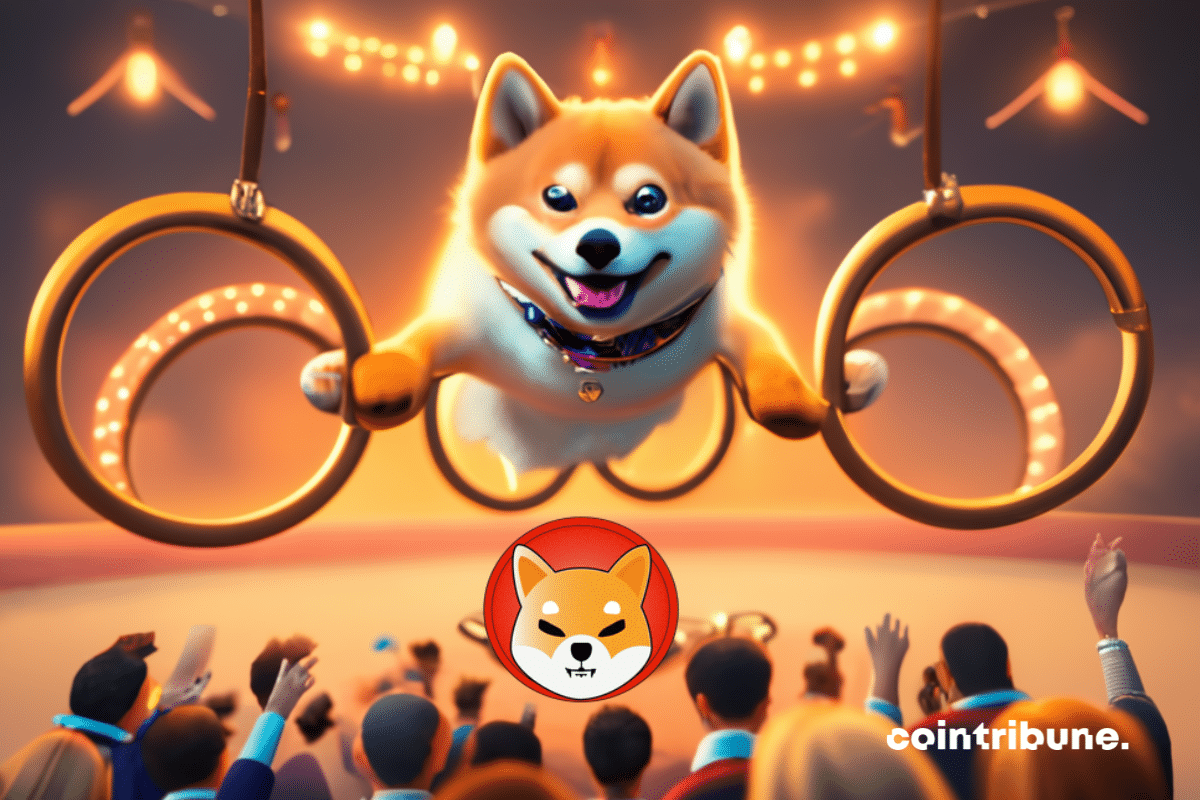 Shiba Inu dans un cirque