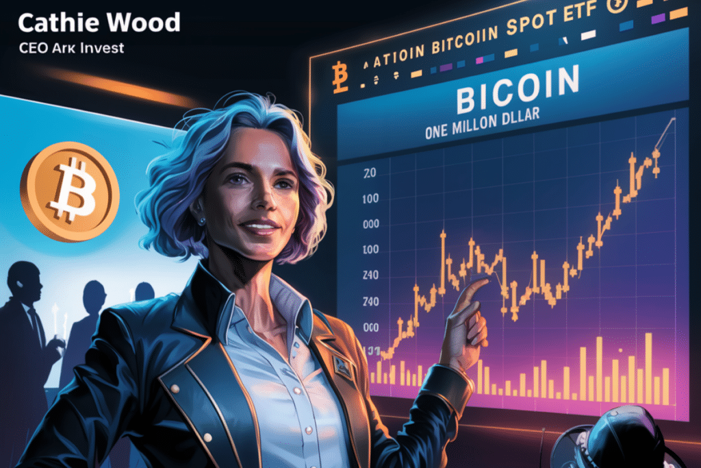 Cathie Wood analyse le Bitcoin