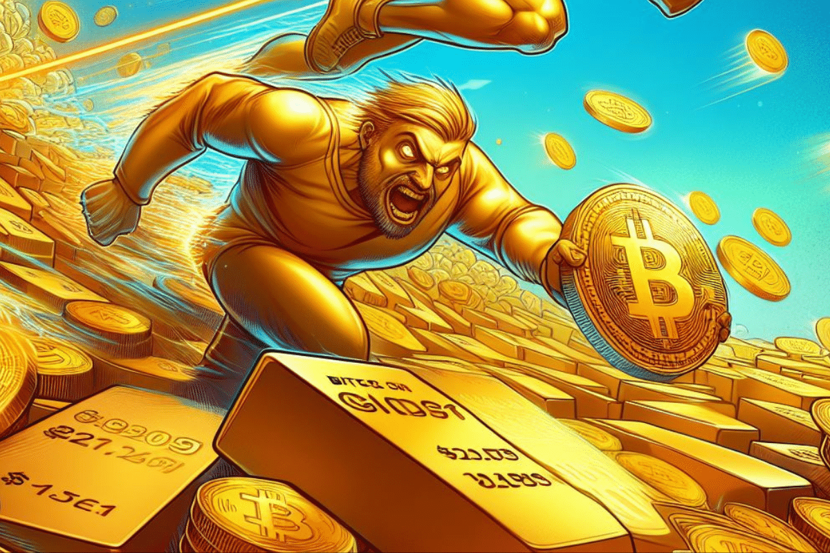 Bitcoin vs. Gold race