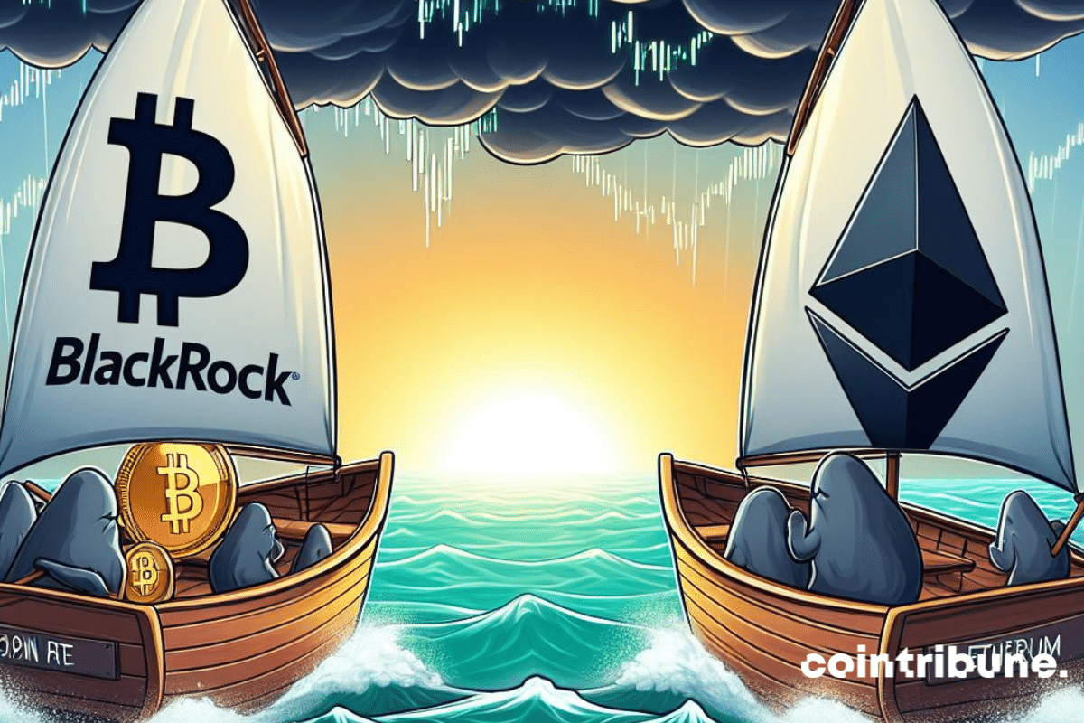 Le bateau de Blackrock change de cap transportant les actifs crypto