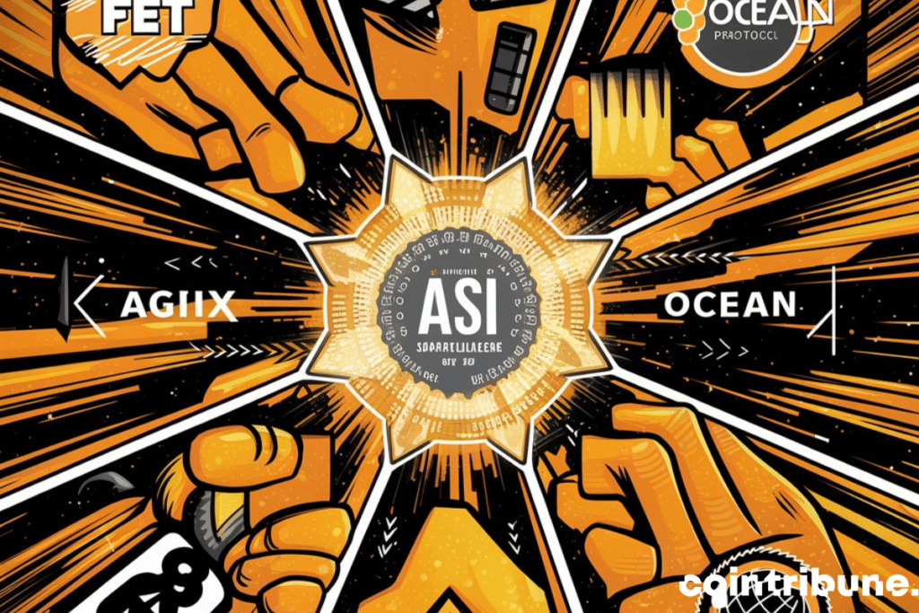 Les crypto FET AGIX et OCEAN fusionnent en un seul IA