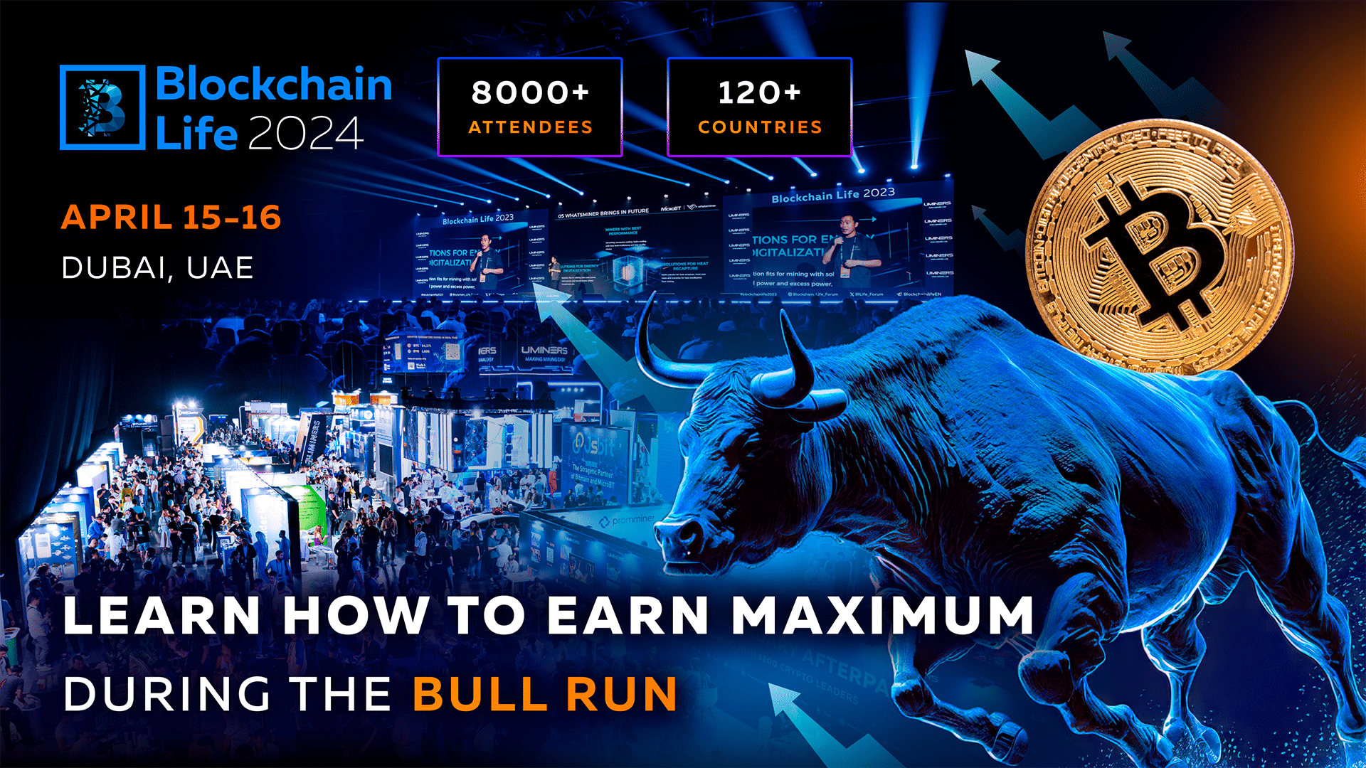 Blockchain life arena expanded as more attendees are keen on Bull Run gains