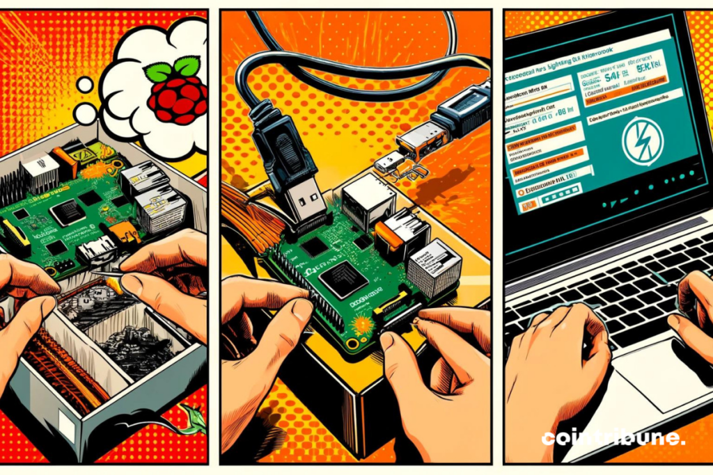 Les différentes étapes du processus d'installation d'un nœud Lightning Network sur un Raspberry Pi