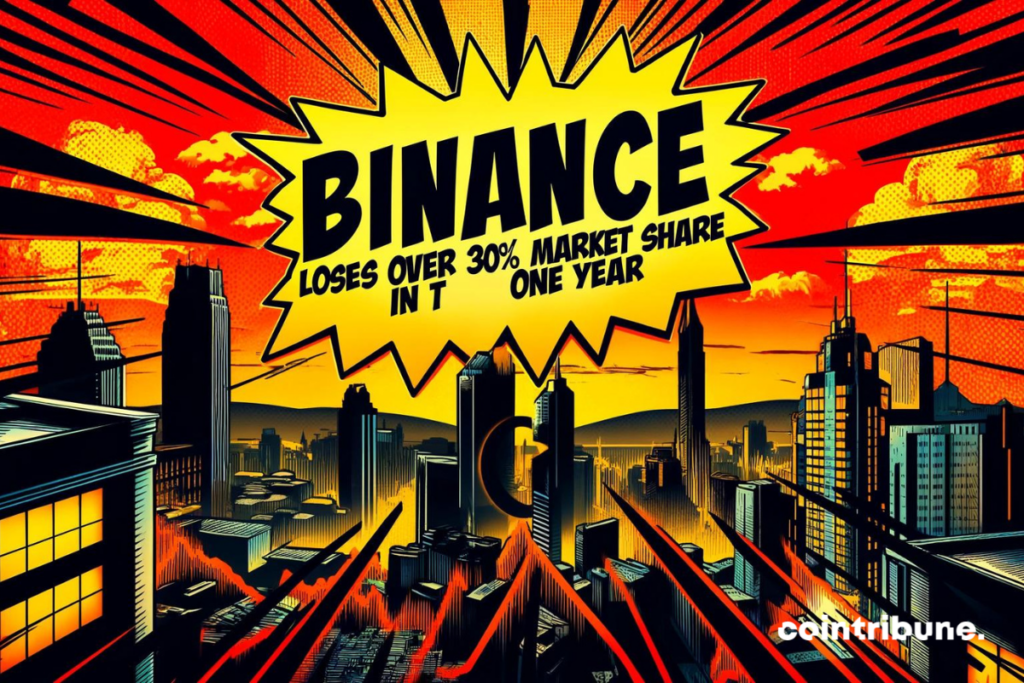 Binance voit sa part de marché s'effondrer