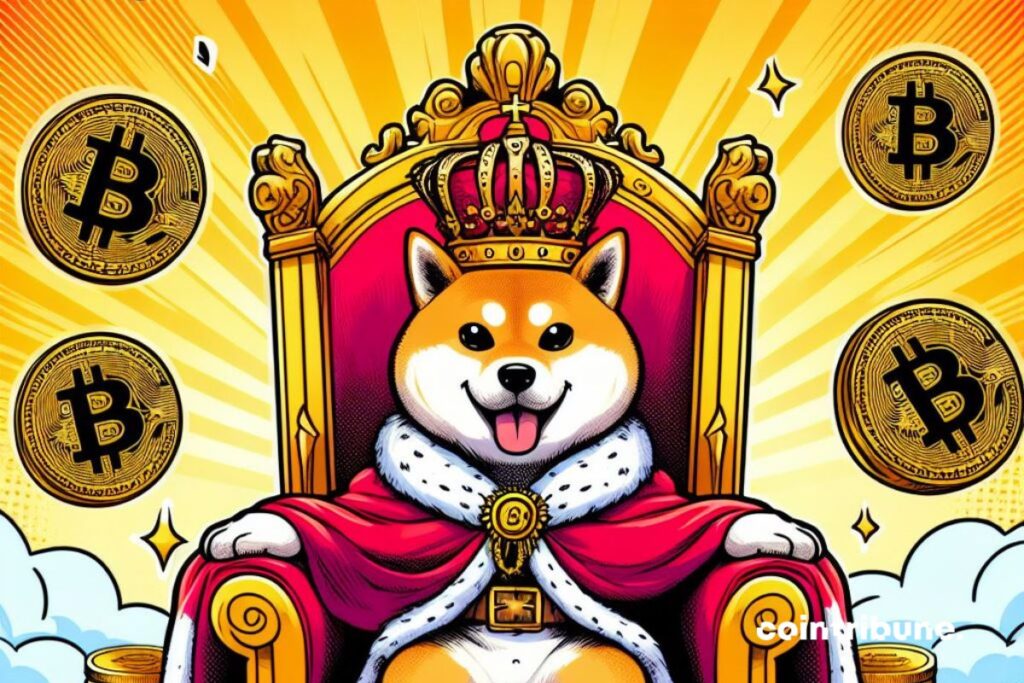 Crypto memecoins Shiba Inu Bonk