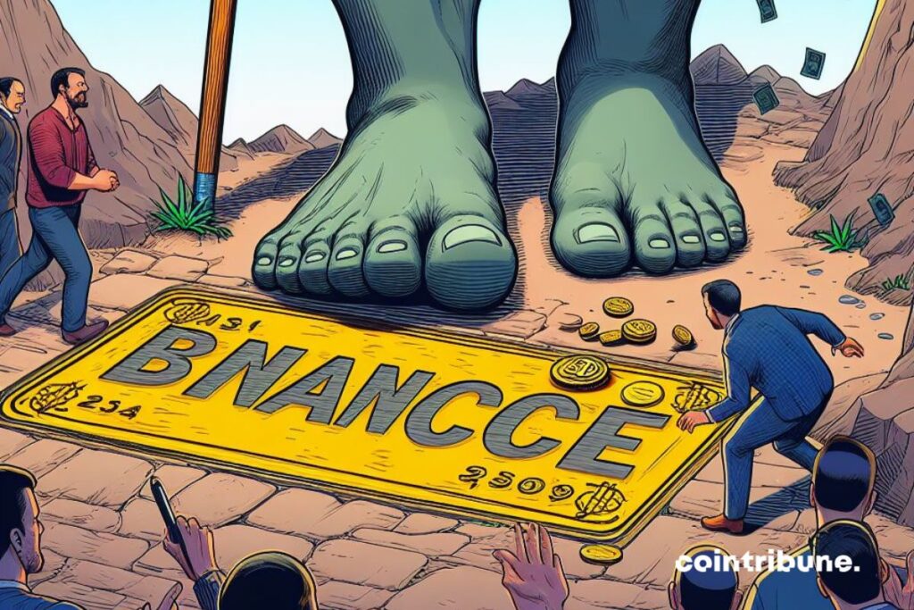 Crypto Binance taille de pas