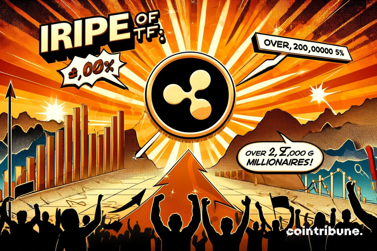 Hausse de 10%, plus de 2 000 millionnaires : La crypto XRP de Ripple renaît de ses cendres !