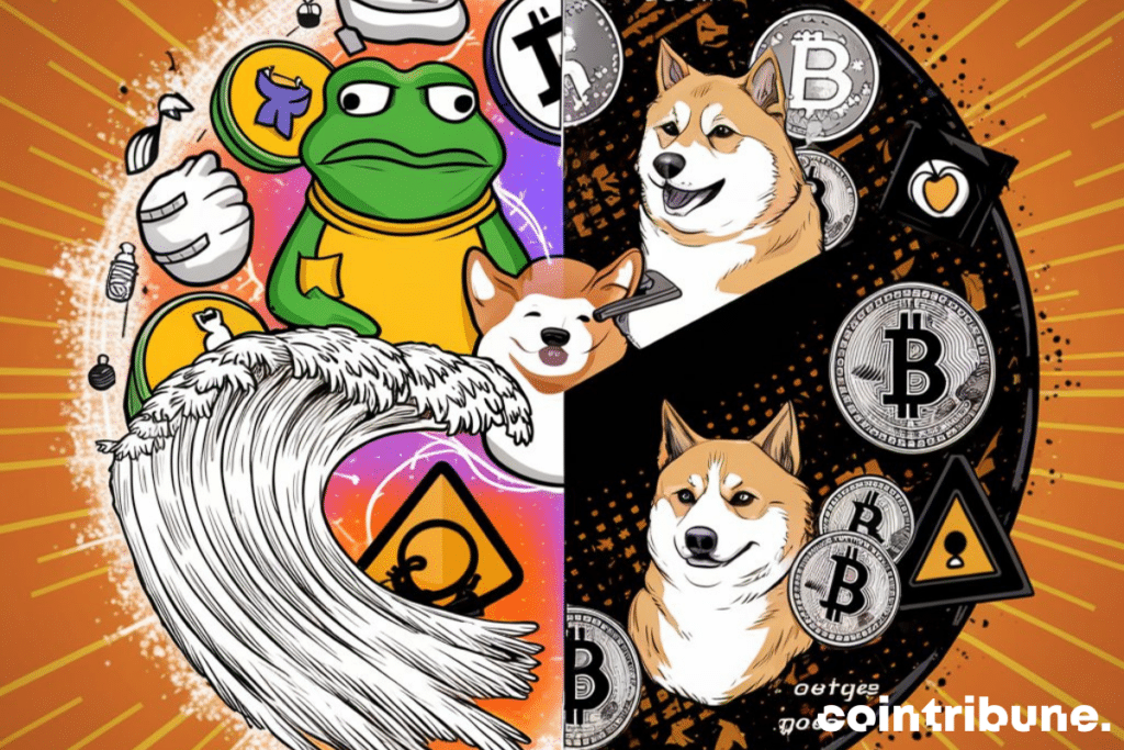 Les memecoins creent un debat dans le secteur crypto