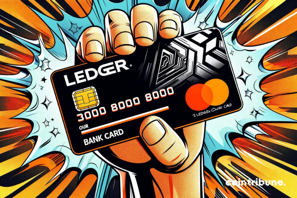 La carte Ledger, une carte bancaire innovante, offrant une manière simple et sécurisée de gérer ses cryptomonnaies 