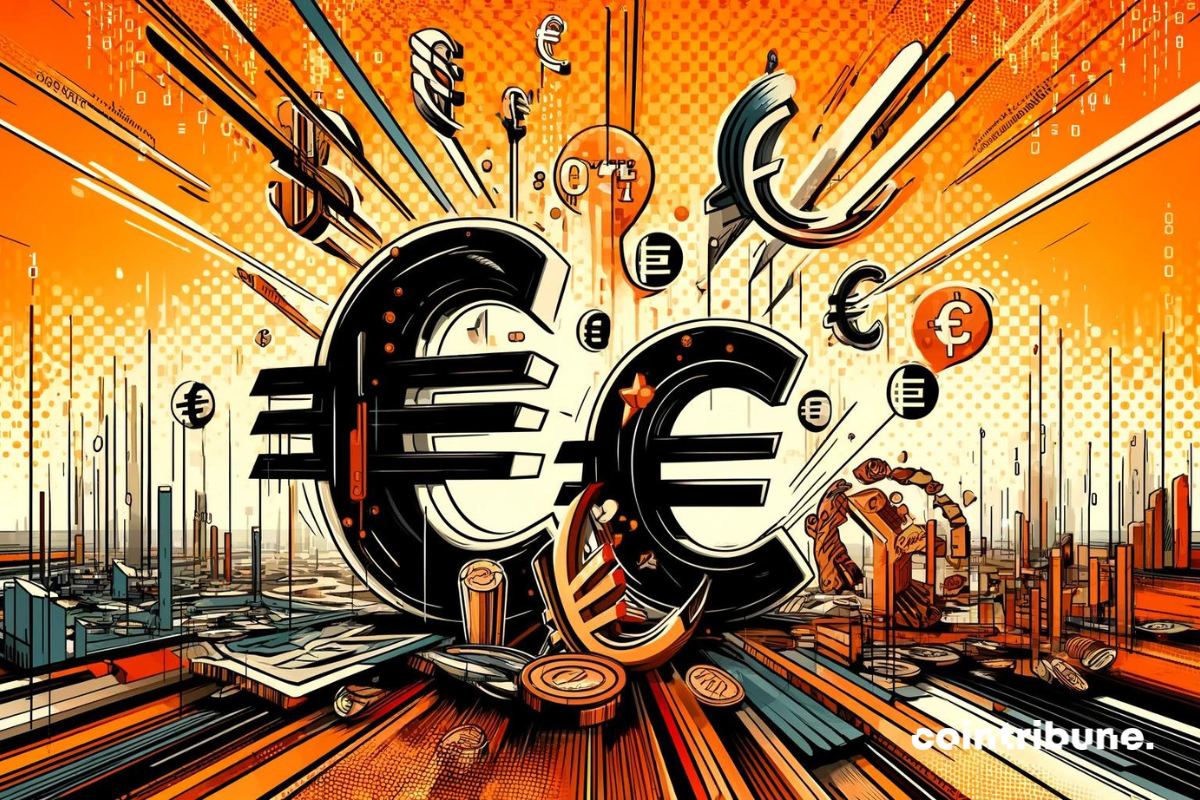 Illustration de l'euro numérique