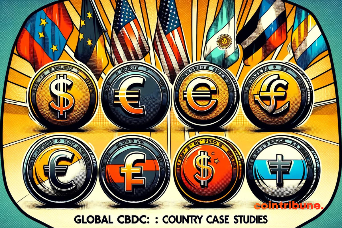 Les CBDC de différents pays