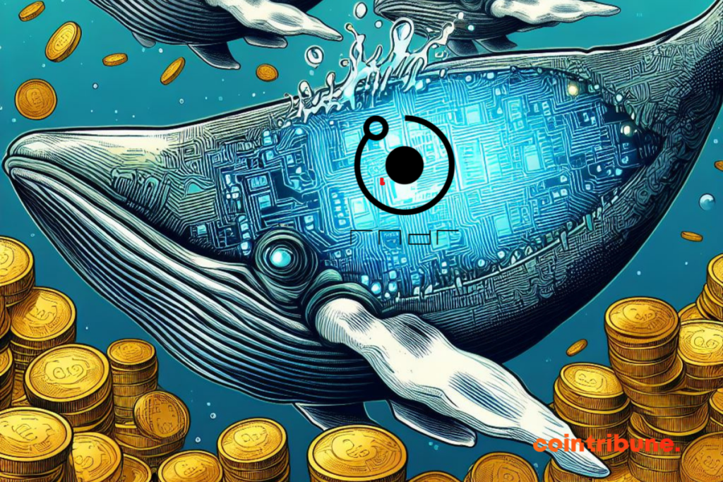 Baleine crypto, logo de RNDR