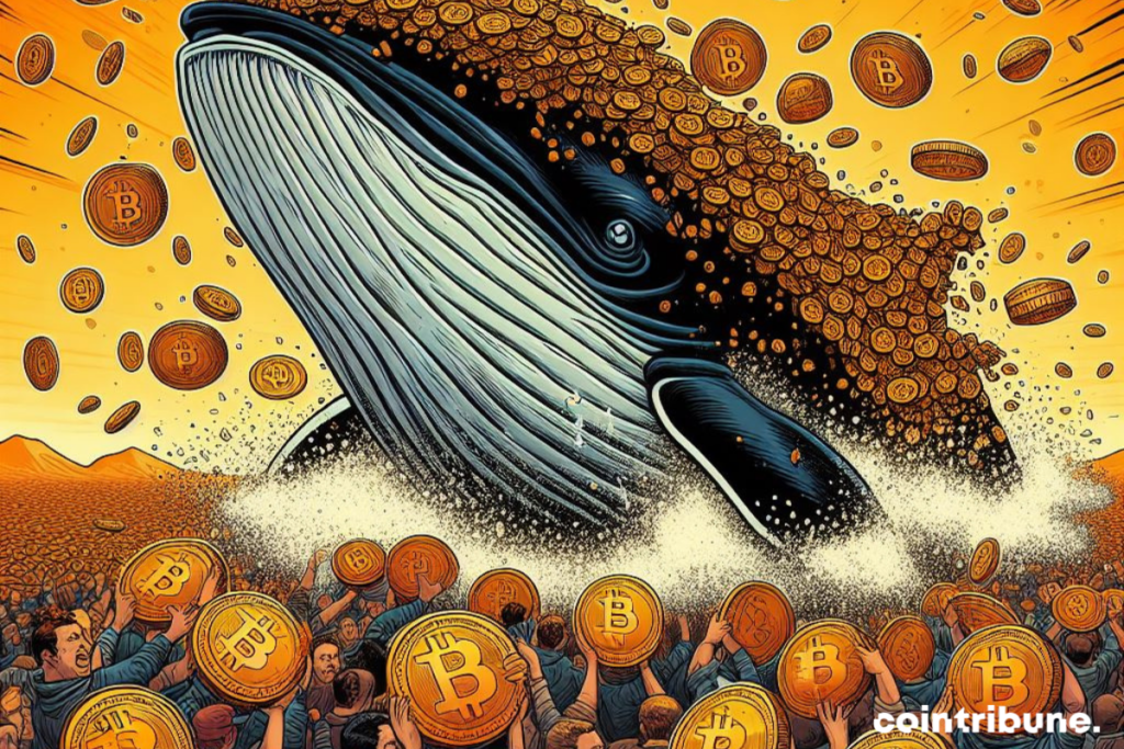 Whale rush on Bitcoin: 47,000 BTC accumulated in 24h