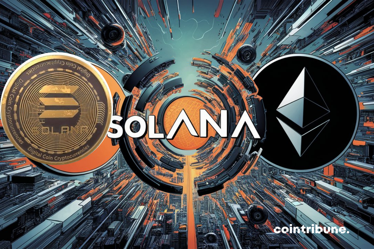 Ethereum dethroned by Solana in terms of decentralized exchange volume