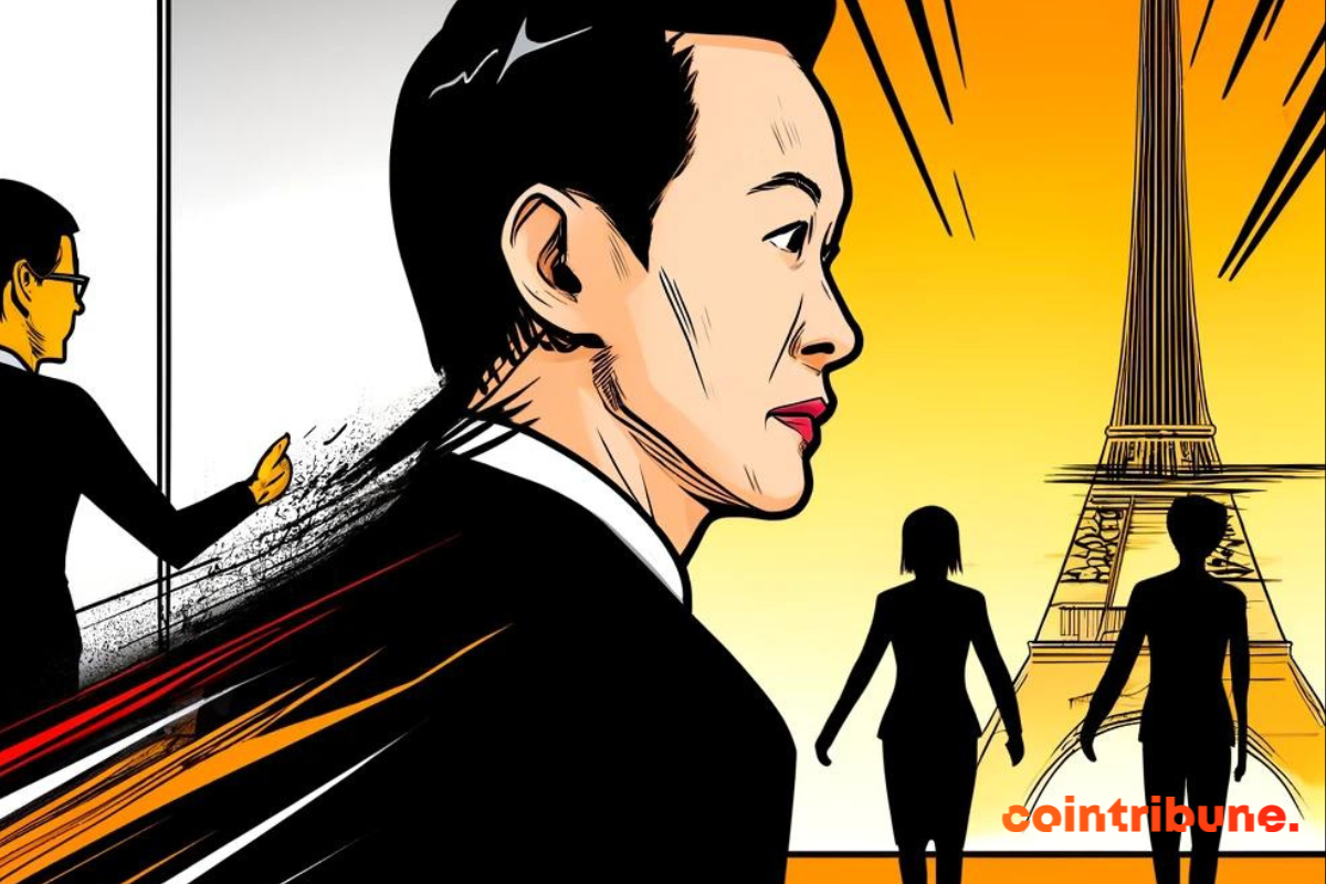 CZ de Binance quitte la France