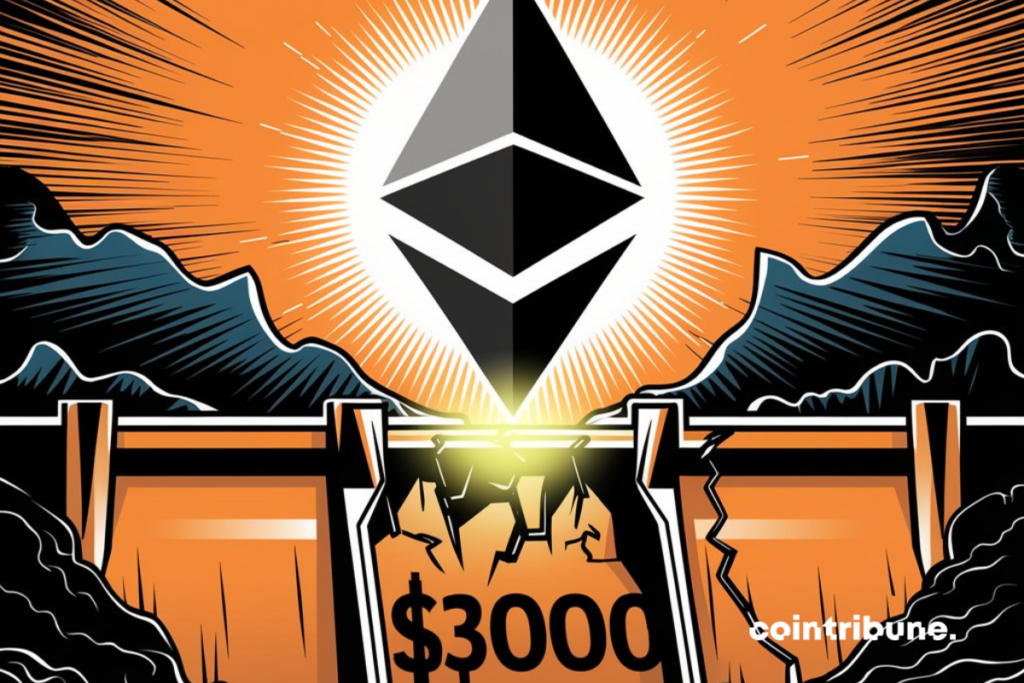 Crypto: Ethereum at $3,000, a dam about to break?