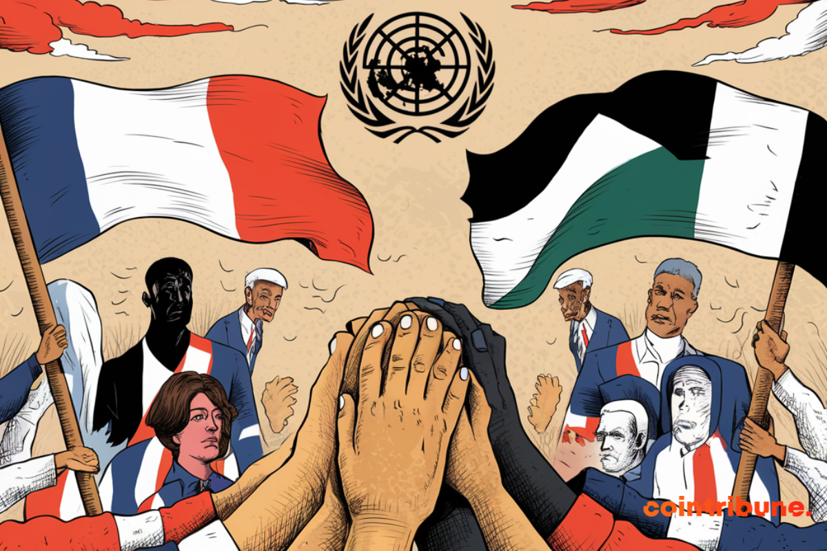 La France soutient l’adhésion de la Palestine aux Nations Unies.