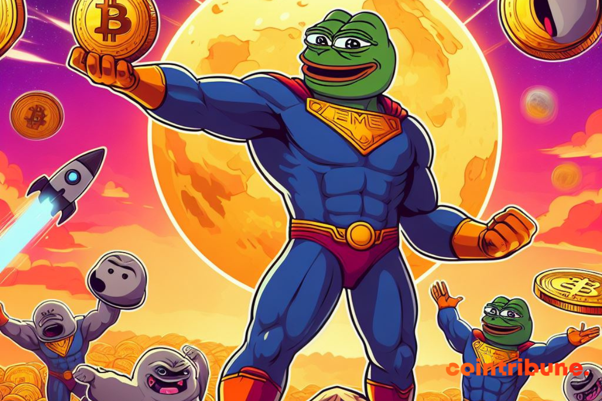 La folie ds memecoins sur le marche crypto