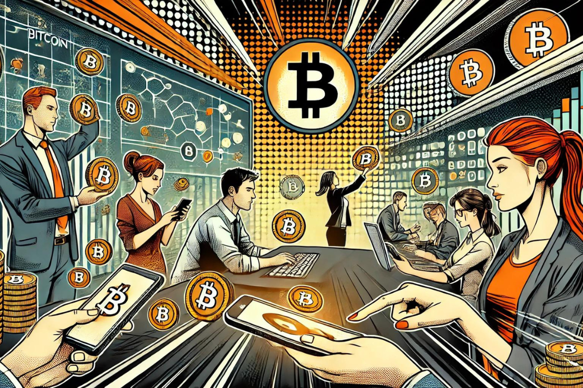 Des utilisateurs achetant du bitcoin sur des CEX