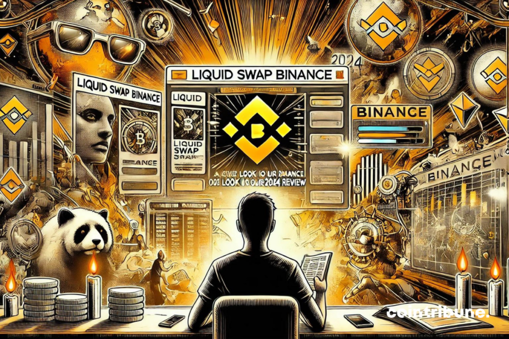 Un utilisateur de Binance Liquid Swap