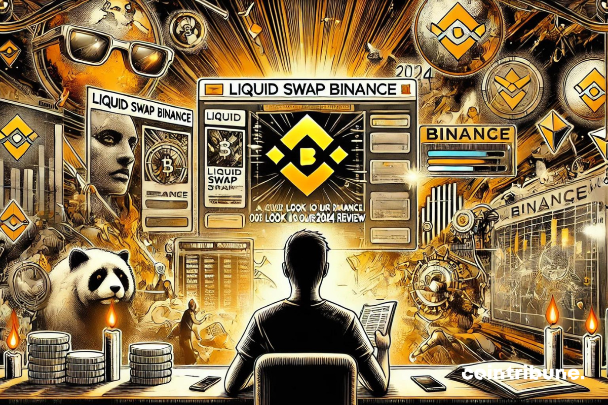 Un utilisateur de Binance Liquid Swap