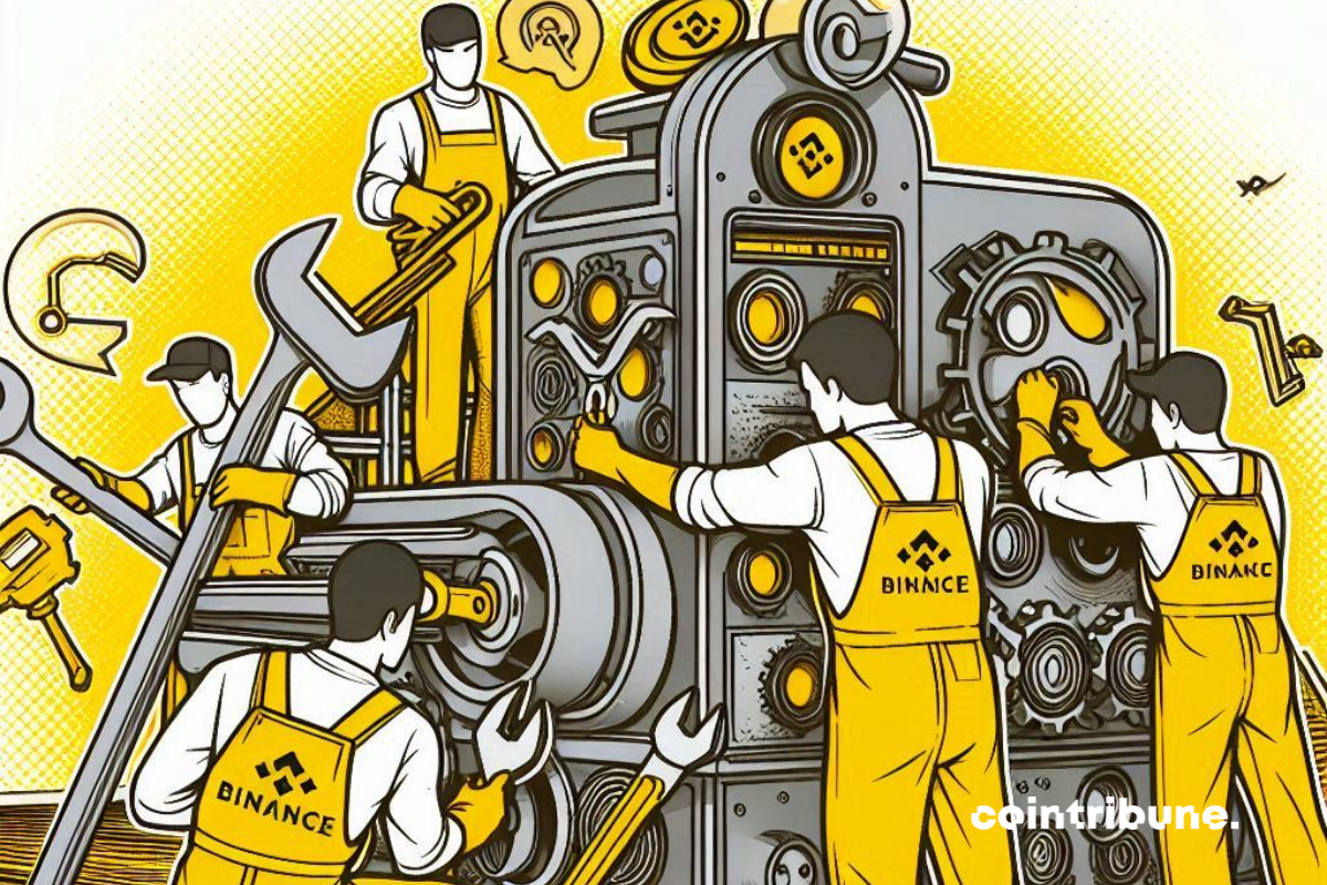 Ouvrier Binance
