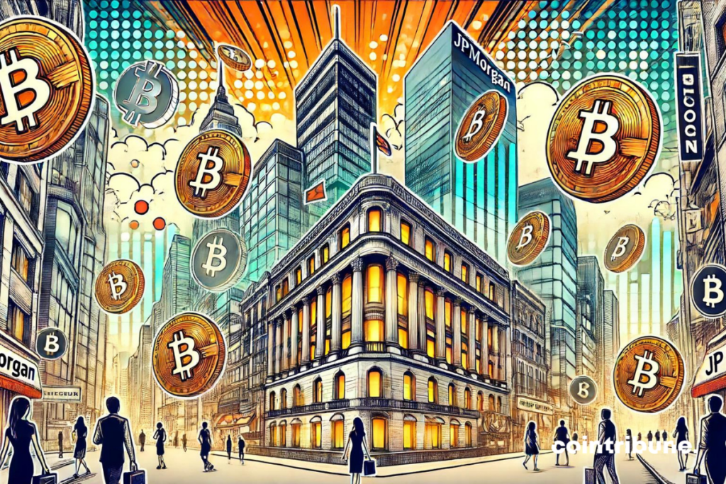 Bitcoin : Marché animé, mais JP Morgan alerte d'un danger