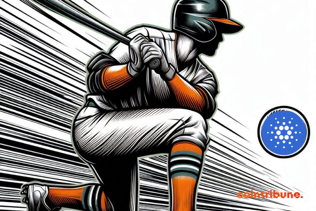 Joueurs de base-ball, logo de Cardano