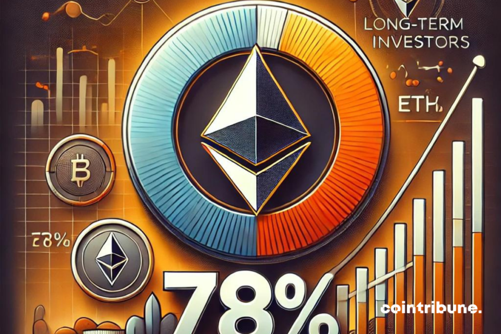 78% de l'Ethereum est détenu par des hodlers