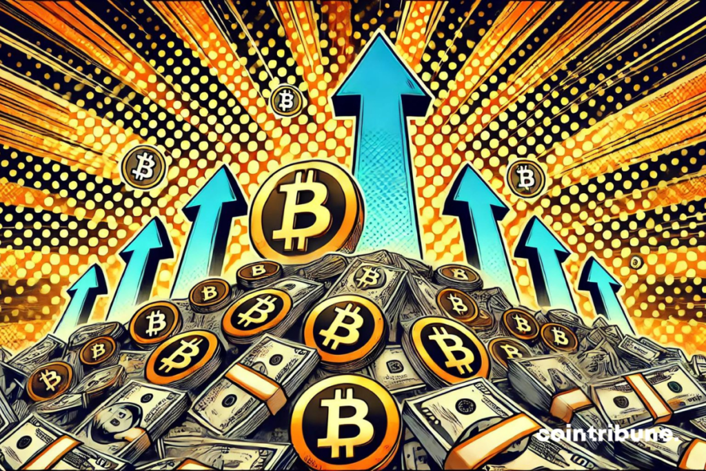 Des bitcoins et des dollars