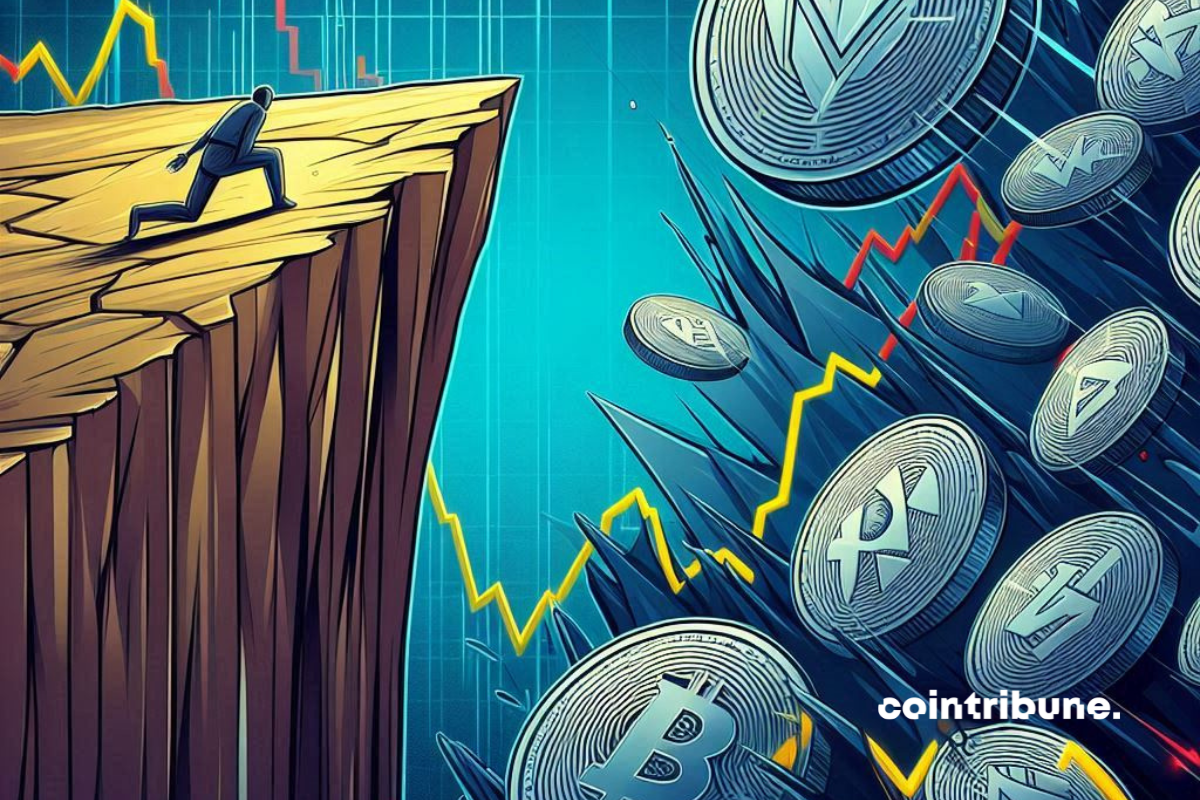 Le marche crypto en baisse