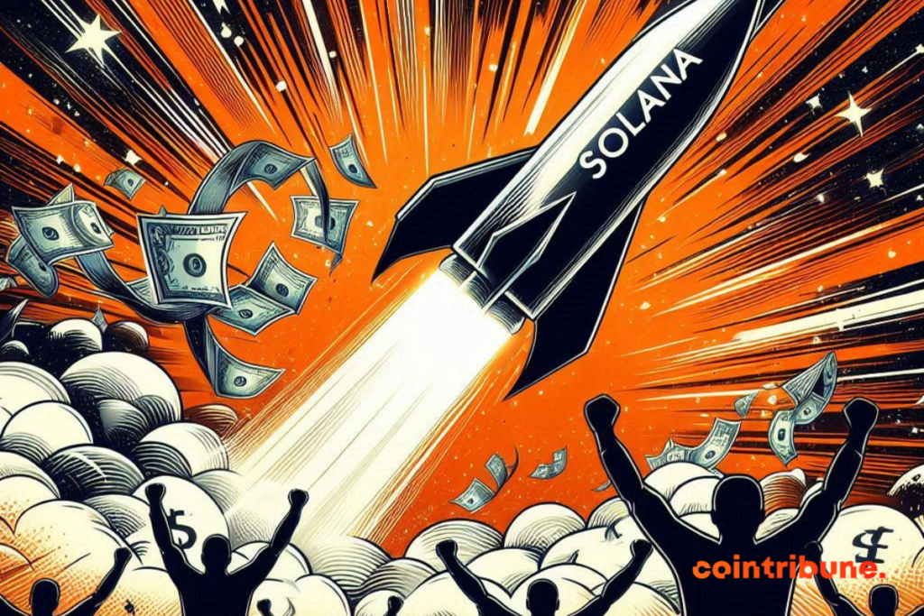 La crypto Solana monte