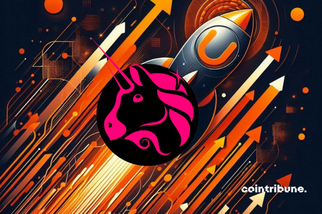 La crypto Uniswap monte