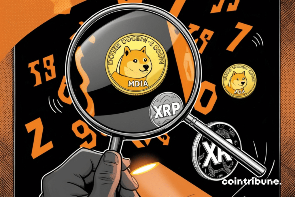 Dogecoin and XRP coins under scrutiny